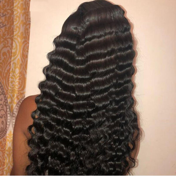 Human Hair 28 30 Deep Wave Lace Frontal Wigs 13 4 Front Wigs - Image 3