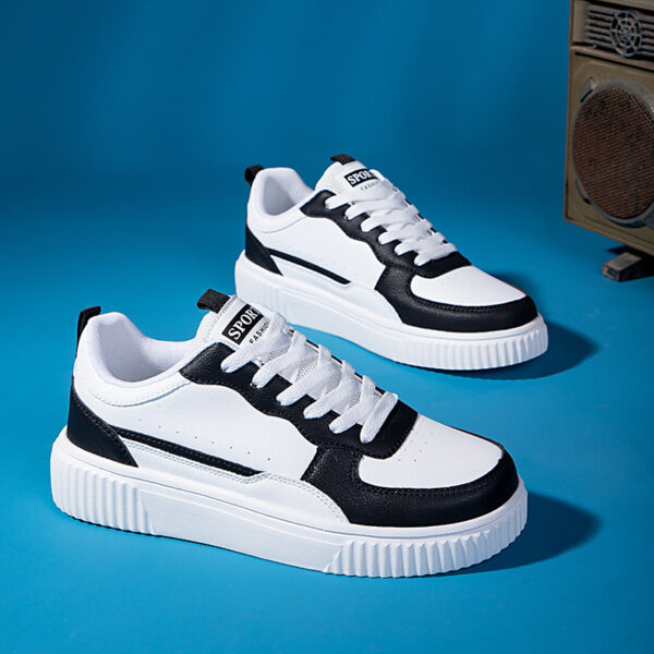 Breathable Versatile White Shoes Korean Style For Students - Image 2