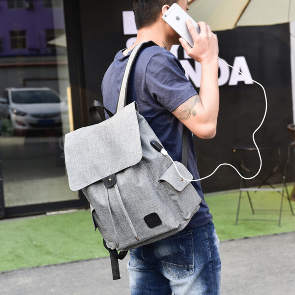 Fashion USB Charging Laptop Backpack For Women Men Backpack SchoolBag Female Mochila Backpacks For Teenage Girls Travel Backpack - Image 5