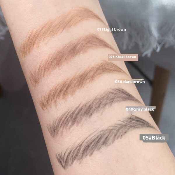 Small Gold Chopsticks Ultra-fine Eyebrow Pencil Discoloration Resistant Natural Ultra-fine - Image 3