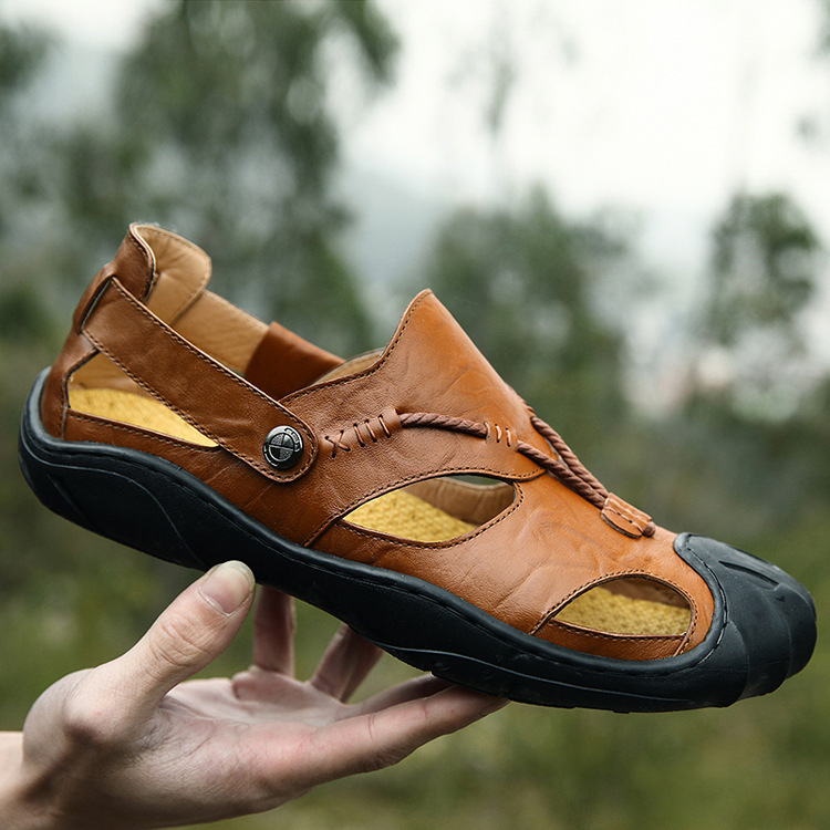 Baotou men's casual shoes sandals sandals outdoor sandal shoes wholesale on behalf of a collision trend - Image 7