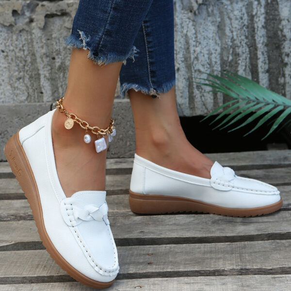 Women Flats Shoes Weave Design Soft Spring Summer Shoes - Image 7