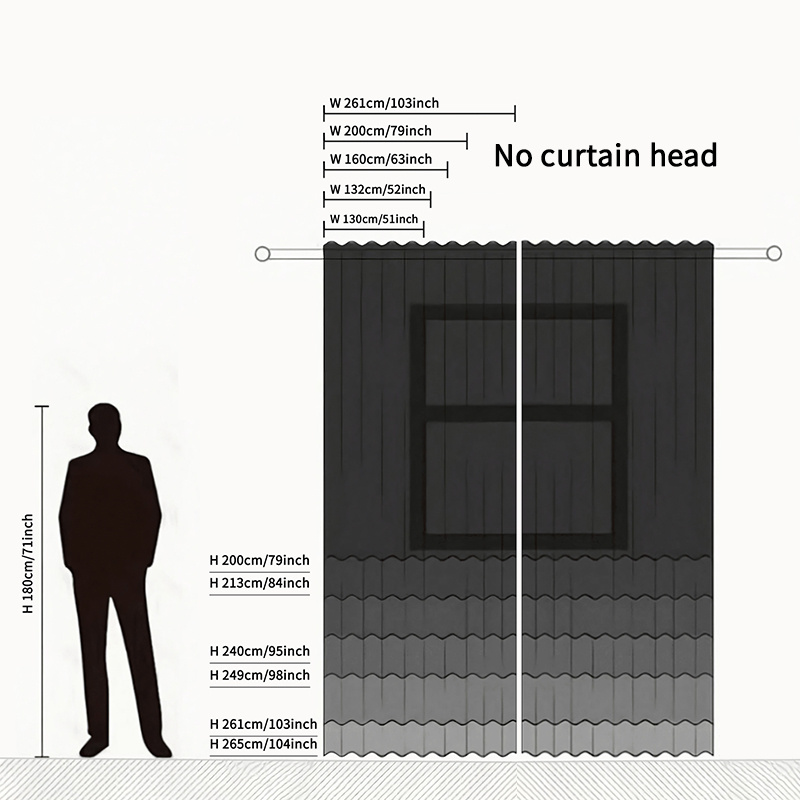 2 Pieces Elegant European Blackout Curtains - Simple Beige Velvet Decor Embroidery, UV Protection, Machine Washable Living Room And Bedroom, Light Control - Image 6