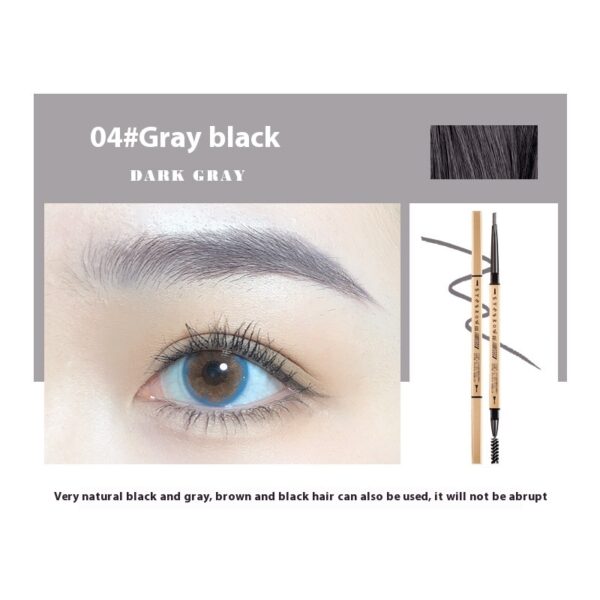 Small Gold Chopsticks Ultra-fine Eyebrow Pencil Discoloration Resistant Natural Ultra-fine - Image 9