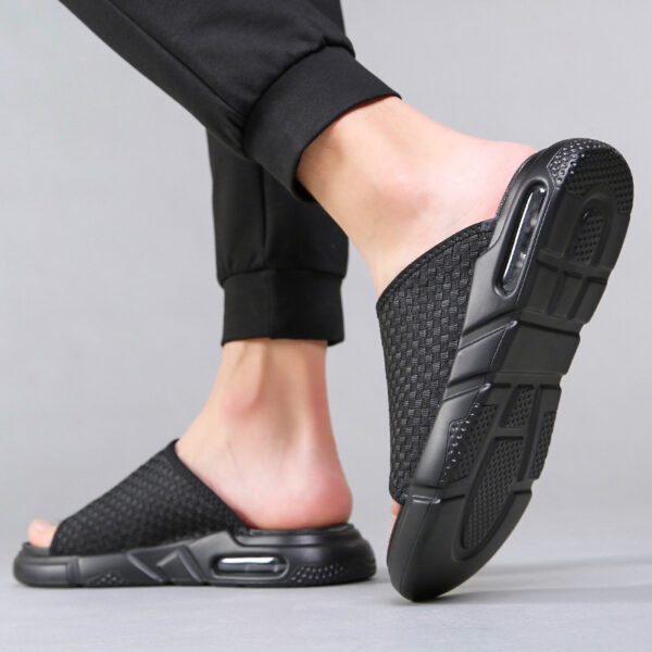 Women's Fashion Personality Solid Color Outerwear Slippers - Image 2
