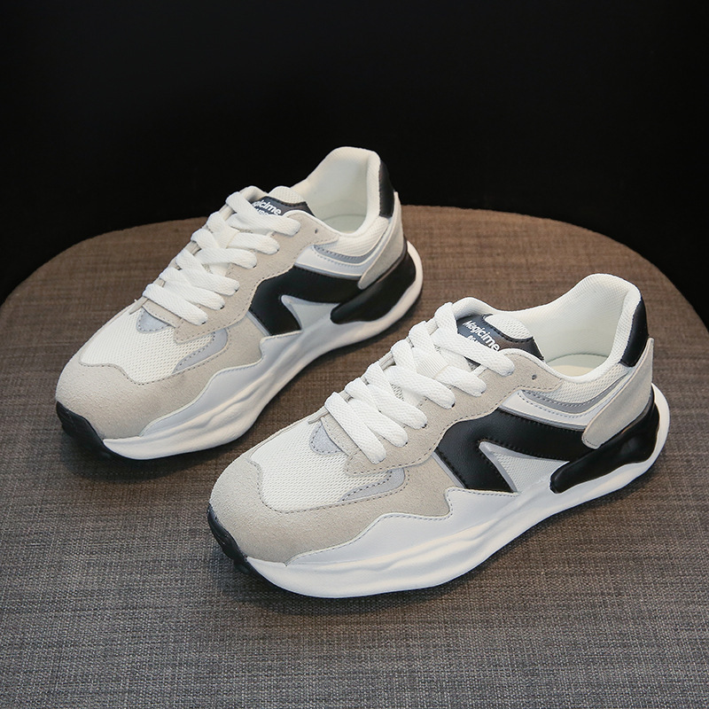 Autumn New Ins Korean Style Breathable White Shoes For Women - Image 8
