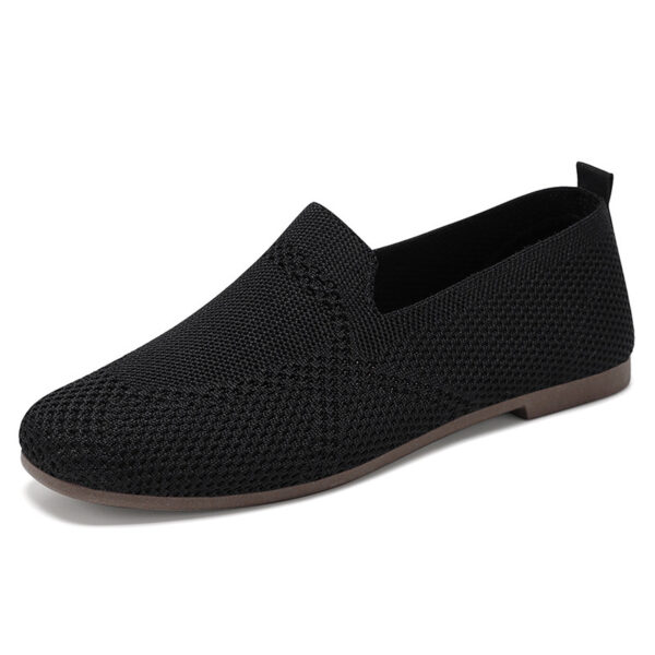 Flyknit Shoes Casual Flat Shoes Women - Image 5