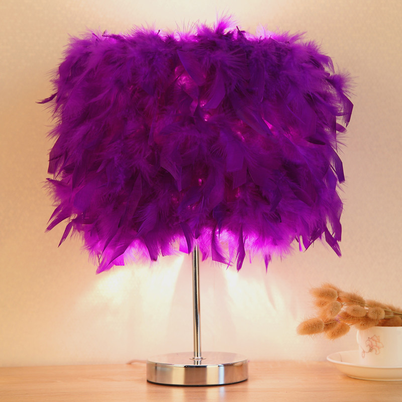 Feather bedroom cute girly night light - Image 7