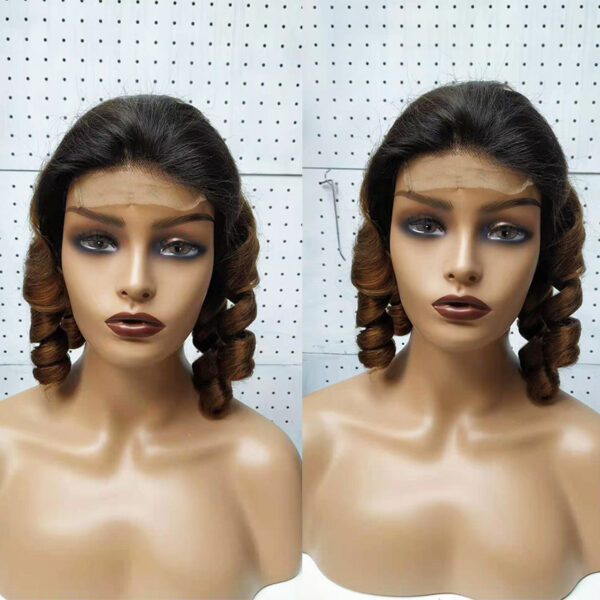 Double Drawn Funmi Hair Wigs  Lace Wig Spring Curly - Image 5