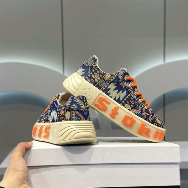 Breathable Low Top Printed Board Shoes Men's Versatile Cloth Shoes - Image 9