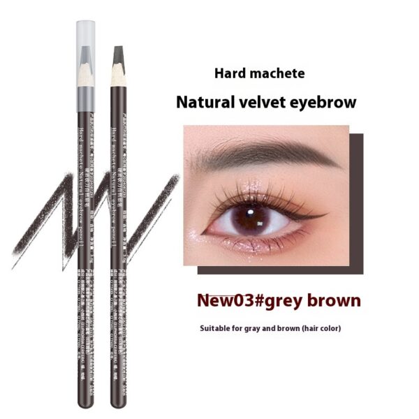 Hard Core Waterproof Natural Not Smudge Eyebrow Pencil - Image 3