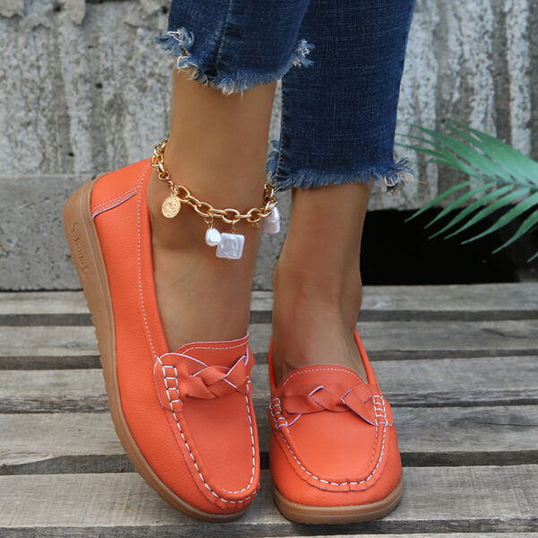 Women Flats Shoes Weave Design Soft Spring Summer Shoes - Image 10