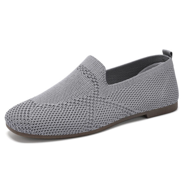 Flyknit Shoes Casual Flat Shoes Women - Image 3