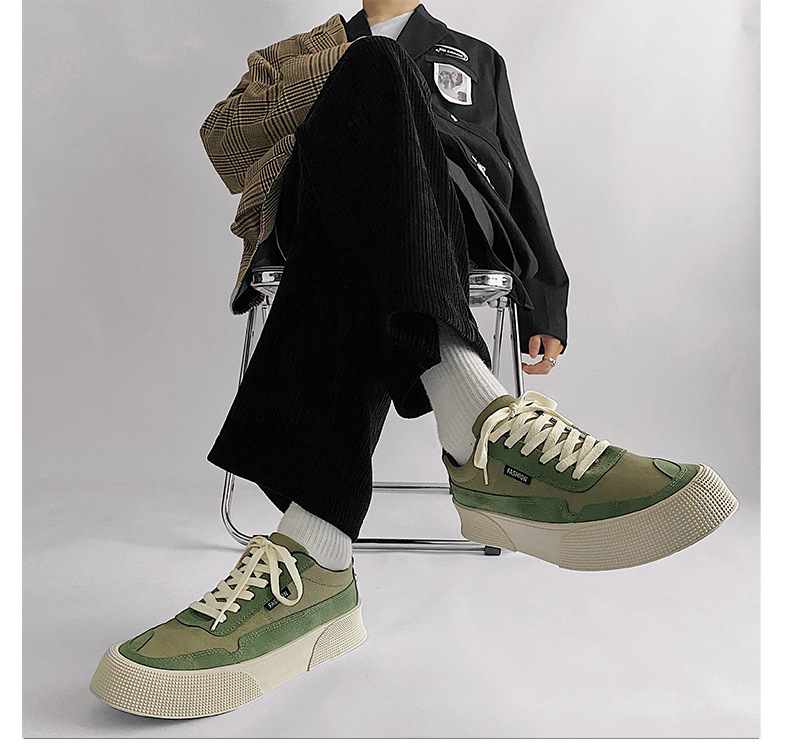 Low-top Platform Sneakers Casual Breathable Comfortable Student Sneakers - Image 9