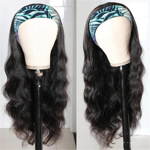 Women's New Ice Silk Hair With Head Cover Long Curly Wig - Image 5