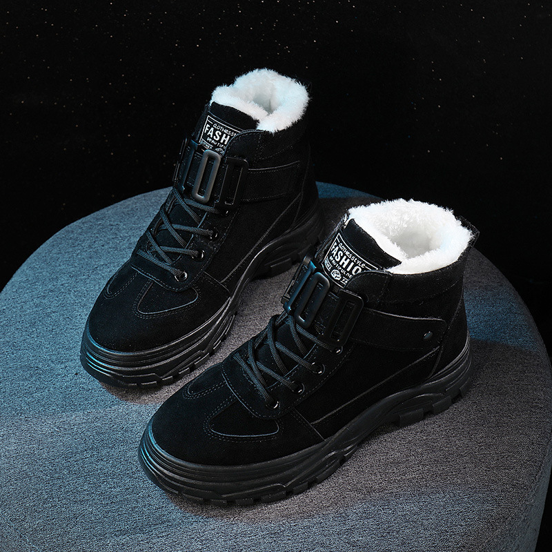 New trendy shoes women's shoes student two cotton shoes women - Image 4