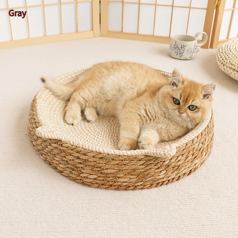 Rattan Cat Nest Cotton String Four Seasons Universal Pad - Image 7