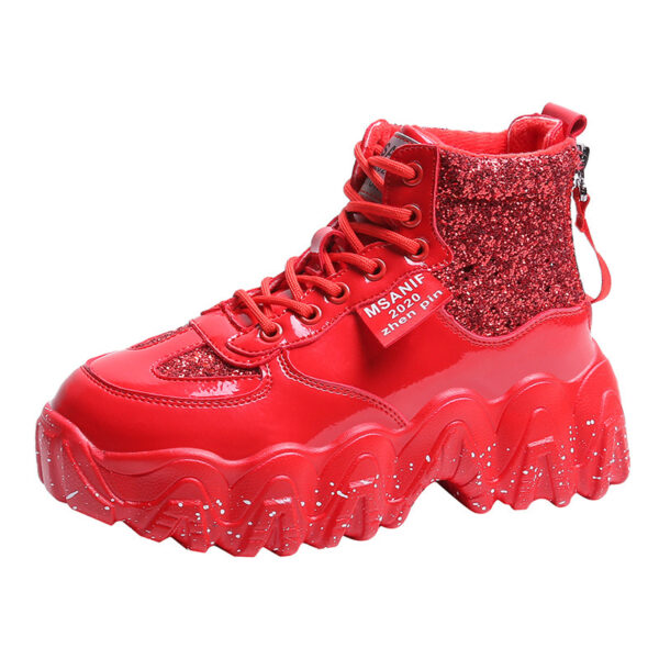 Big wavy snowflake daddy shoes - Image 7
