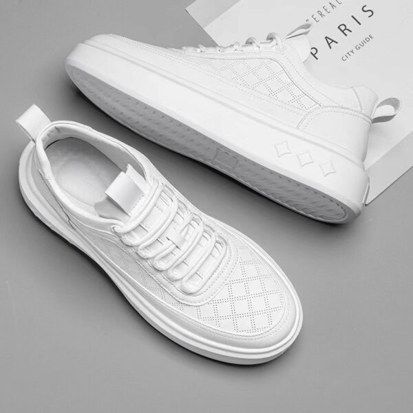 British Style Thick Soled Hollowed Out Breathable Casual Board Shoes - Image 9
