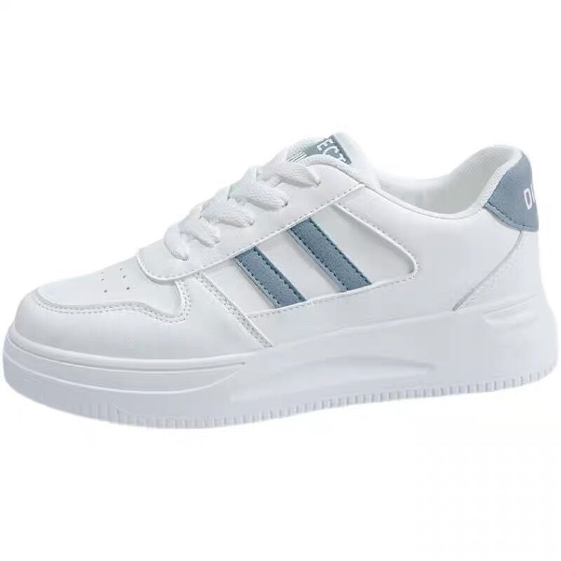 Women's All-matching Casual Sports Leather Summer White Sneakers Internet Celebrity - Image 5
