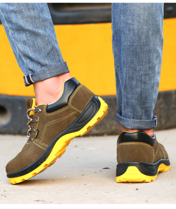 Unisex Comfortable And Lightweight All Season Safety Shoes Anti-smash Steel Toe Working Shoes Men Safety Boots - Image 3