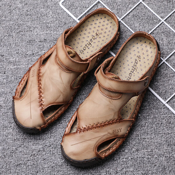 Summer Baotou Sandals Men Tide Soft Bottom Men Sandals And Slippers Casual All Match Outdoor Beach Shoes - Image 8