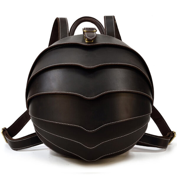 Vintage Leather Creative Backpack Personality Beetle - Image 2