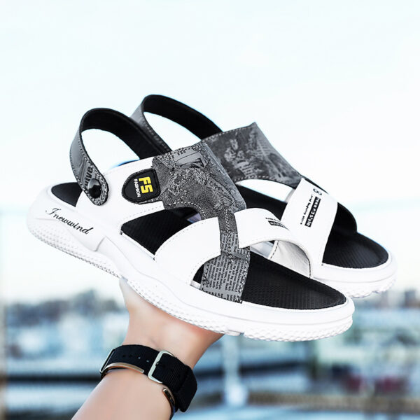 Summer Casual Outerwear Sandals And Slippers Beach Shoes Men - Image 6