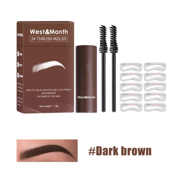 West&Month Seal Eyebrow Powder Lazy Eyebrow Stamp Powder Set Is Long-lasting, Waterproof, Sweatproof, Non-flamming, And Non-smudging - Image 7