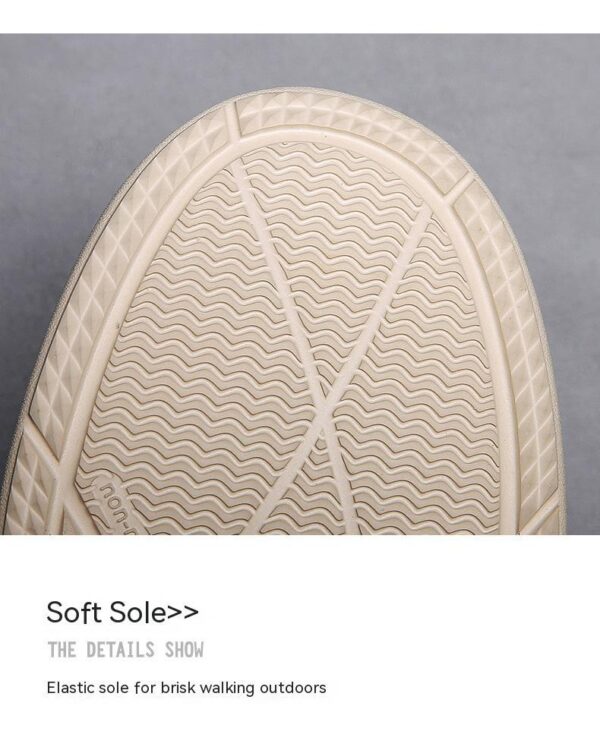 Stretch Strap Breathable Lightweight Canvas Shoes - Image 4