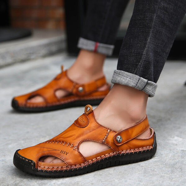 Summer Baotou Sandals Men Tide Soft Bottom Men Sandals And Slippers Casual All Match Outdoor Beach Shoes - Image 5