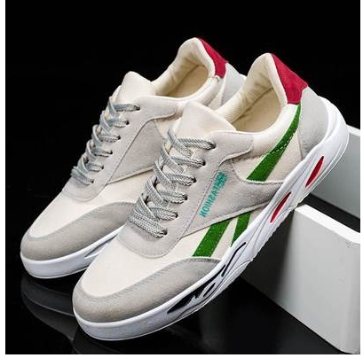 new spring men's shoes Korean version of the trend of men's sports and leisure canvas shoes student shoes - Image 4