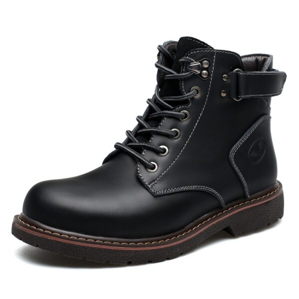 British Men Fleece-lined Martin Boots Casual Mid-top - Image 2
