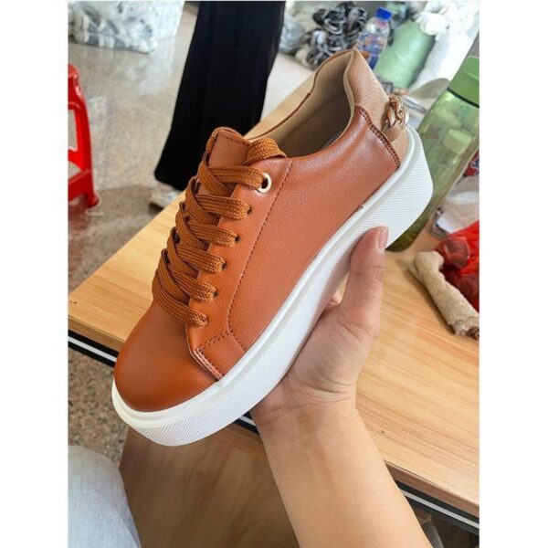 Sneakers Casual Women's White Shoes - Image 2