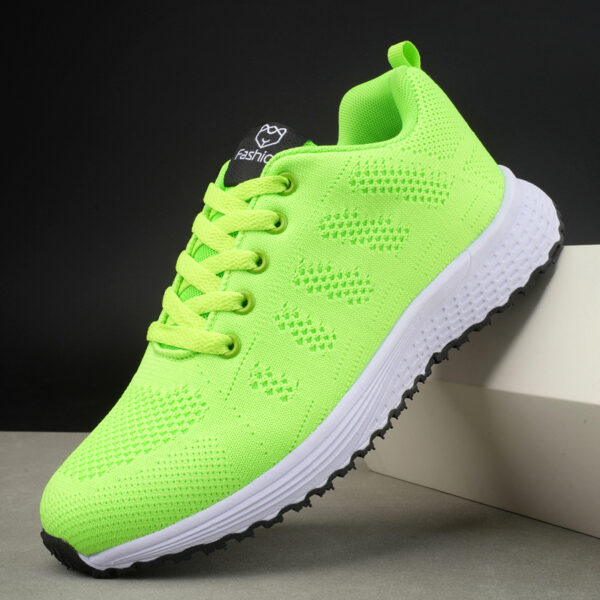 Plus Size Spring And Autumn Sneakers Women's Fly-kit Mesh Women's Shoes - Image 3