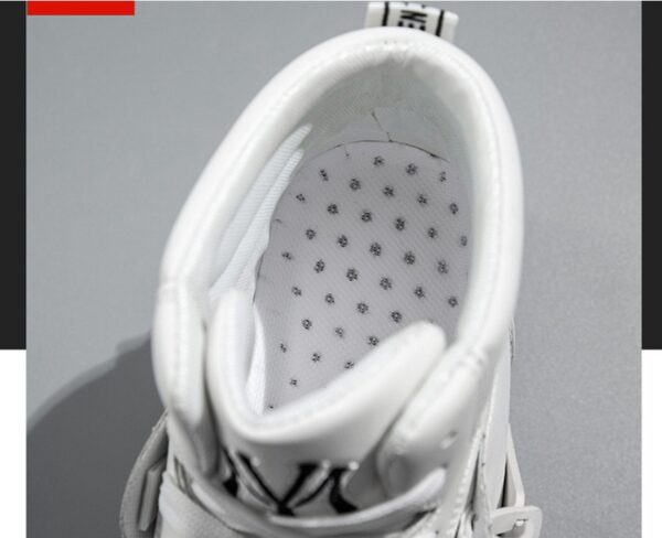 Korean Version Of The Tide Men's White Short Boots - Image 8
