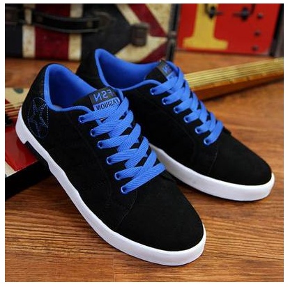 new spring men's shoes Korean version of the trend of men's sports and leisure canvas shoes student shoes - Image 9
