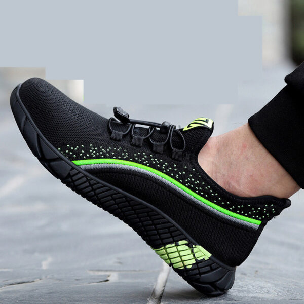 Flying Woven Breathable Low-cut Labor Insurance Shoes - Image 4