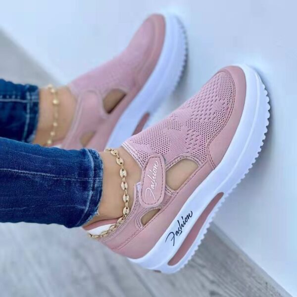 Women's Sneakers Summer New Ladies Casual Low Wedge Breathable Non-Slip Comfort Feamle Sport Shoes Mesh Shoes Fashion Style - Image 6