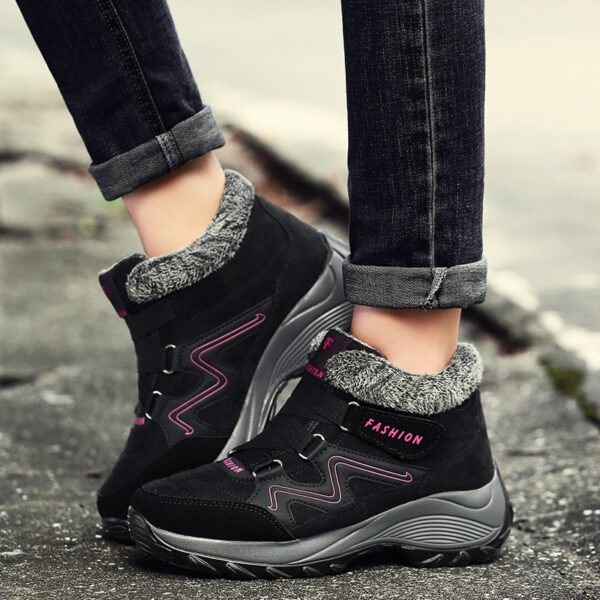 Hiking Shoes For Women Real Leather Non-Slip Outdoor Hiking Boots Trekking Shoes Waterproof Sport Sneakers Camping Sport Shoes - Image 7