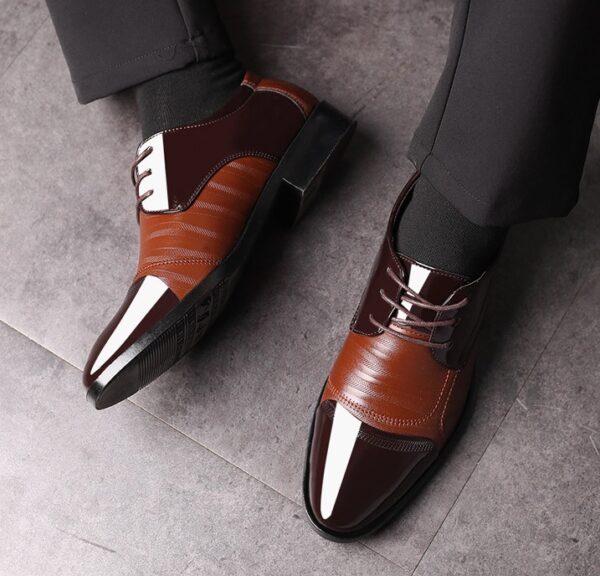 summer new shoes men's business dress large size shoes fashion hundred tower wedding shoes - Image 4