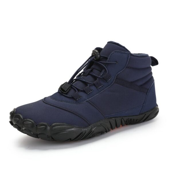 Fleece-lined Waterproof Snow Warm Breathable Couple High-top Casual Cotton Shoes - Image 7
