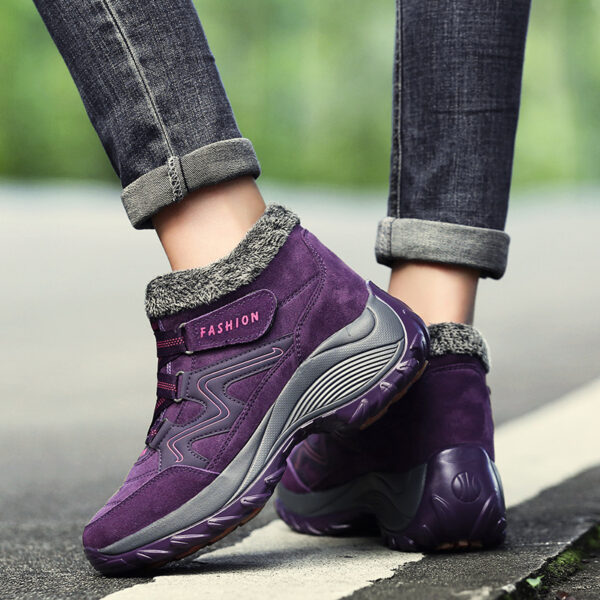 Hiking Shoes For Women Real Leather Non-Slip Outdoor Hiking Boots Trekking Shoes Waterproof Sport Sneakers Camping Sport Shoes - Image 5