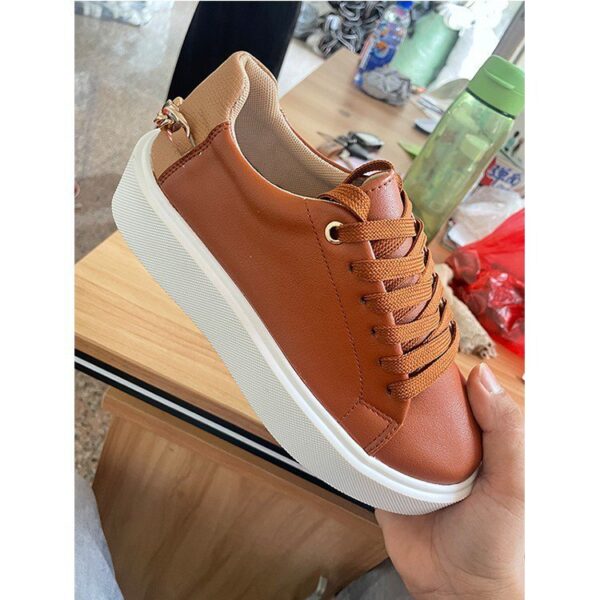 Sneakers Casual Women's White Shoes - Image 4