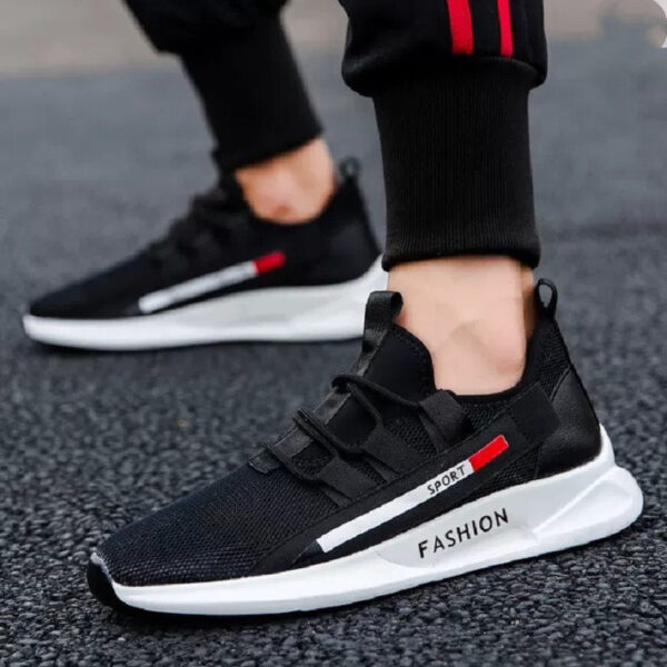 Sneakers fly knit men's shoes - Image 5