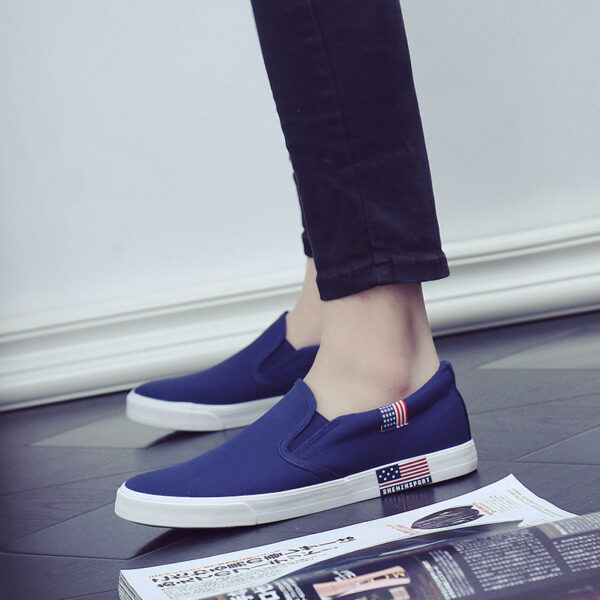 All-match white shoes men canvas shoes - Image 7