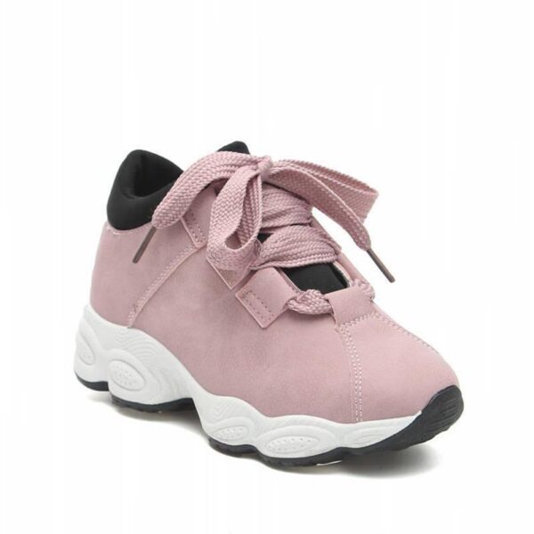 Autumn new small white shoes female wild Korean shoes women shoes female students casual thick-soled running shoes female tide - Image 2