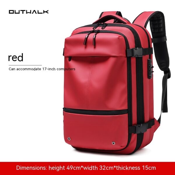 Travel Backpack Men's Business Multifunction Computer Bag Vacuum Compression Large-capacity Backpack - Image 4
