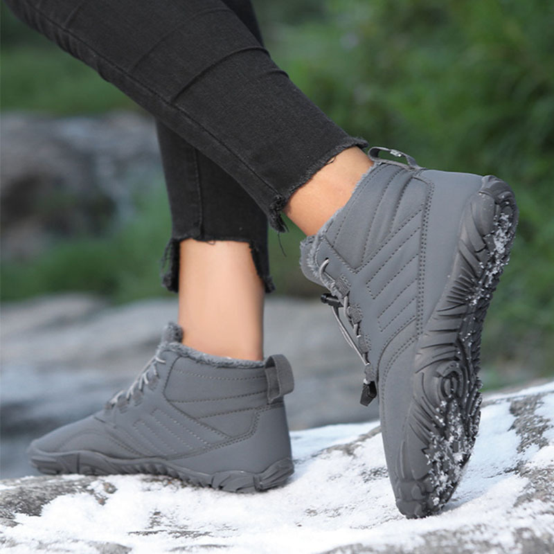 Outdoor Sports Cotton Shoes For Men And Women Winter Warm Slip-on Boots Wear-resistant Anti-ski Thickened Shoes Couple - Image 8