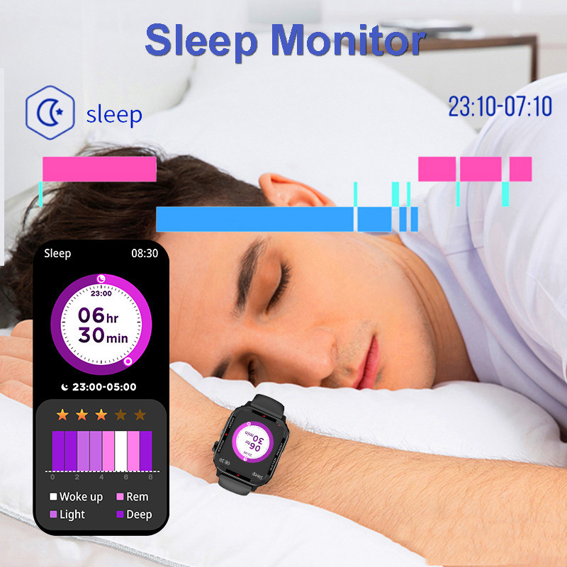 Bluetooth Sports Smartwatch Blood Pressure Blood Oxygen Monitoring - Image 6